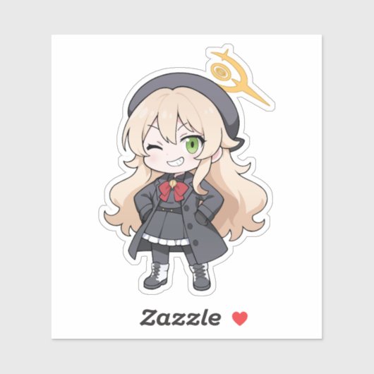 Niyaniya Chibi Blue Archive Fanart シール (シート)