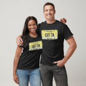 NJおもしろい州バニティライセンスプレートEXIT 7A Tシャツ (ユニセックス)