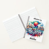 NJのカラフル水彩画 ノートブック (内部)