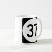 NJのルート37のマグ コーヒーマグカップ (正面右)