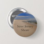 NJの海岸ボタン 缶バッジ (正面&裏面)