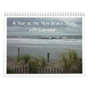 NJの海岸2011年 カレンダー