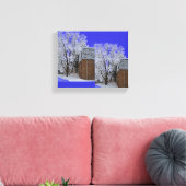 NJの雪景色 キャンバスプリント (インサイチュ (リビング))