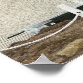 NJアスベリーパークの石の池 ポスター (角)