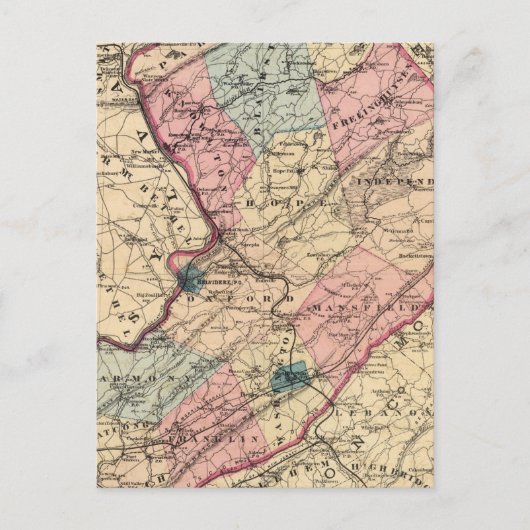 NJウォーレン郡 ポストカード (正面)