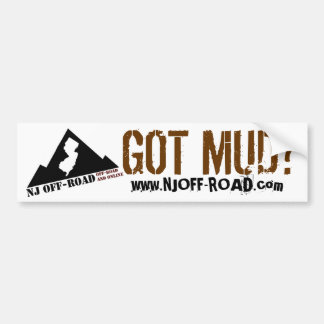 NJオフロード得られたMUDか。 バンパーステッカー
