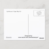 NJケープライトハウス ポストカード (裏面)