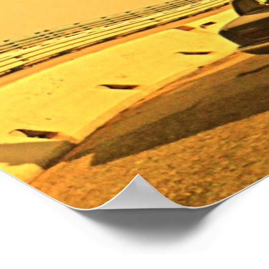 NJサーフィンコック ポスター (角)