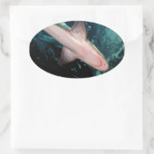 NJシャークCB 楕円形シール (バッグ)