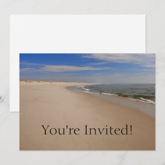 NJショア招待状 招待状 (正面/裏面)