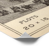 NJスクアンヴィレッジのアトランティックビュー墓地 ポスター (角)