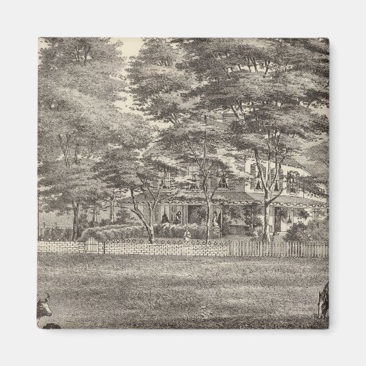 NJスクアン博士の住居 マグネット (正面)