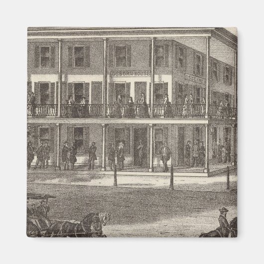 NJスクーアン・オズボーン・ハウス マグネット (正面)