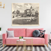 NJトム・リバーJames G Gowdyの邸宅 キャンバスプリント (インサイチュ (リビング))