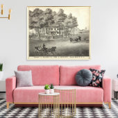 NJマナスクアンにJohn S Rogersのレジデンス キャンバスプリント (インサイチュ (リビング))