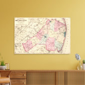 NJモンマス郡 キャンバスプリント (インサイチュ (リビング))