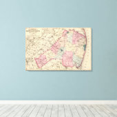 NJモンマス郡 キャンバスプリント (インサイチュ (ウッドフロア))