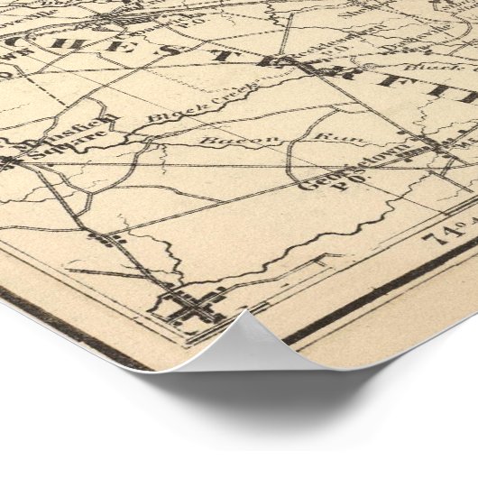 NJモンマス郡 ポスター (角)