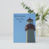 NJライトハウスメイ岬の閉鎖 ポストカード (スタンド正面)