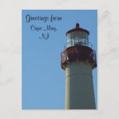 NJライトハウスメイ岬の閉鎖 ポストカード (正面)