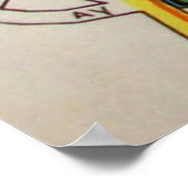 NJヴィンテージ地図ポスター ポスター (角)