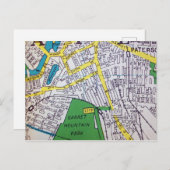 NJヴィンテージ地図 ポストカード (正面/裏面)