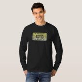 NJ州ヴァニティライセンスプレートEXIT 13 Tシャツ (正面フル)