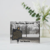 NJ県モーリスタウンGen George Washington's HQ 1779-80 ポストカード (スタンド正面)