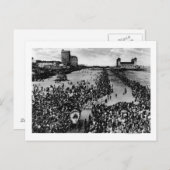 NJ美しいPagentアトランティックシティの群衆 ポストカード (正面/裏面)