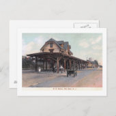 NJ1908ヴィンテージ ポストカード (正面/裏面)