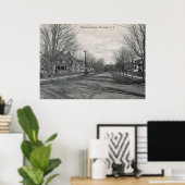 NJ1908年モンクレア州ミッドランドアベニューヴィンテージ ポスター (ホームオフィス)