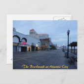 NJ（アトランティックシティ）のボードウォークで ポストカード (正面/裏面)
