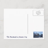 NJ（アトランティックシティ）のボードウォークで ポストカード (裏面)