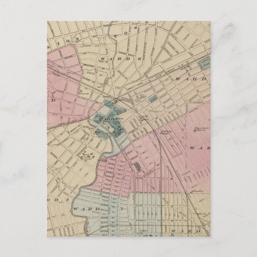 NJ，エリザベス ポストカード (正面)