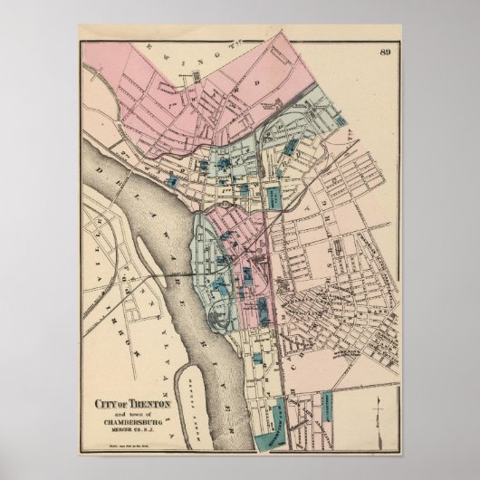 NJ（トレントン） ポスター (正面)