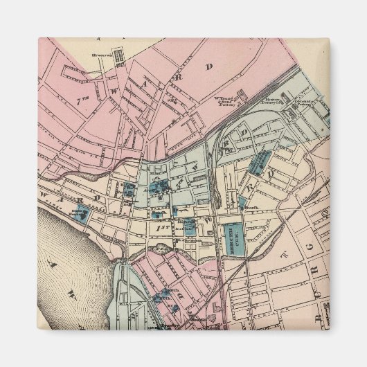 NJ（トレントン） マグネット (正面)