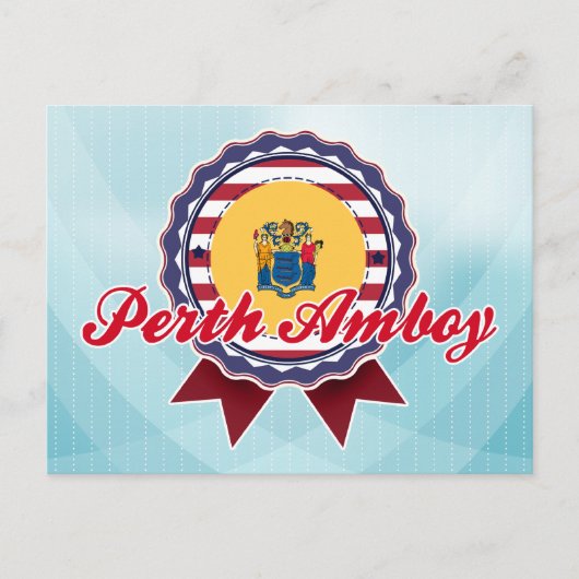 NJ、パース・アンボーイ ポストカード (正面)