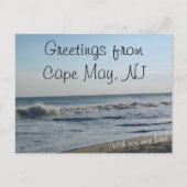 NJ・メイ岬からの挨拶 ポストカード (正面)