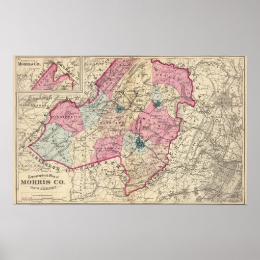 NJ（モリス郡） ポスター (正面)