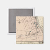 NJ，モンクレア，ベルヴィル マグネット (正面/裏面)