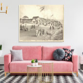 NJ，ロス水浴場，海林 キャンバスプリント (インサイチュ (リビング))