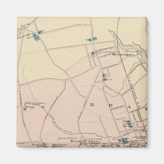 NJ（ロングブランチ） マグネット (正面)