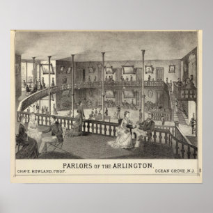 NJ、海・グローブ、アーリントンのパーラー ポスター