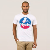 NJ NYETSの時代遅れのTシャツ(前部ロゴだけ) Tシャツ (正面フル)