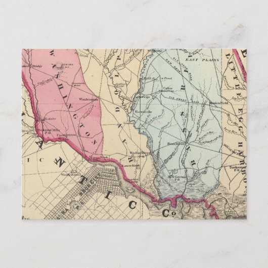 NJ(S Burlington County) ポストカード (正面)