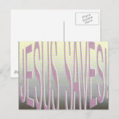 NJesussawは、"彼はあなたを愛しているから！"と救う。 ポストカード (正面/裏面)