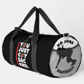 NJFラインウーマンお前がサック得した ダッフルバッグ (右コーナー)