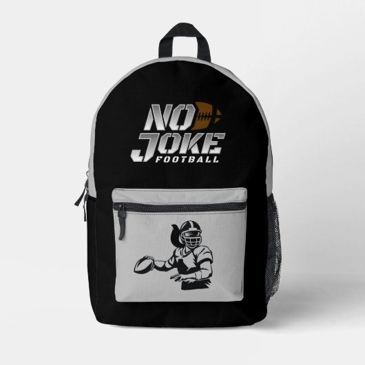 NJF QB プリントバックパック (正面)