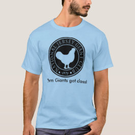 NJGCのロゴ青いt Tシャツ