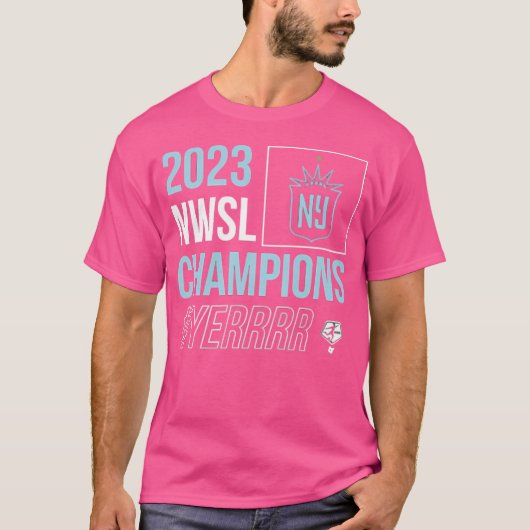 Njny Gotham Fc 2023 Nwsl Champions Tシャツ (正面)